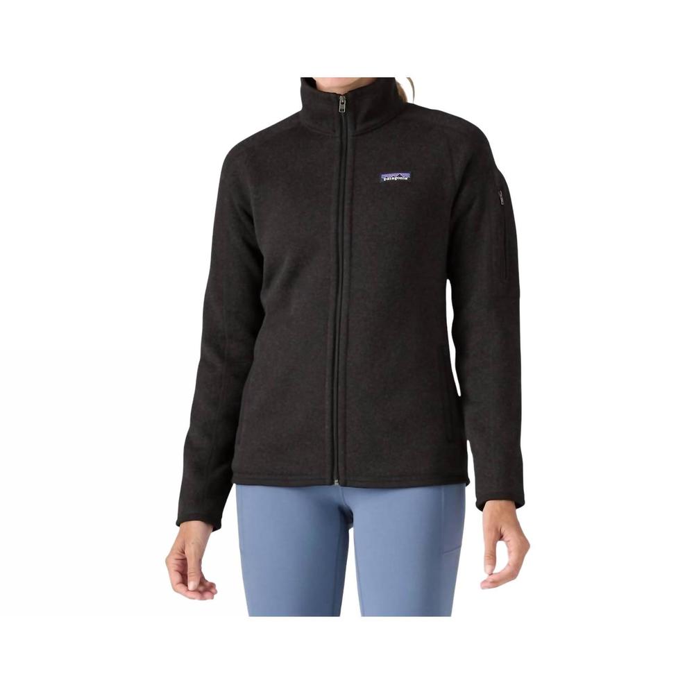 NEW PATAGONIA women's better sweater jacket in black